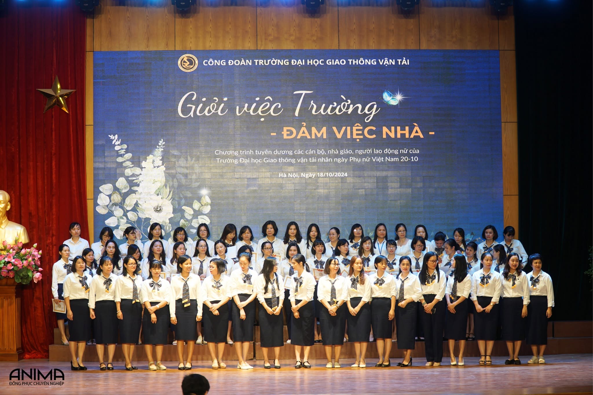 ANIMA ĐỒNG HÀNH CÙNG TRƯỜNG ĐẠI HỌC GIAO THÔNG VẬN TẢI - ĐỒNG PHỤC GẮN KẾT GẦN 1.200 GIẢNG VIÊN