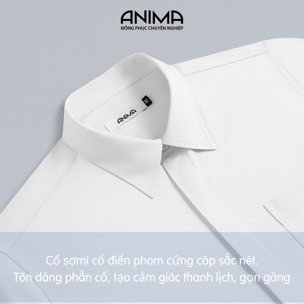 ÁO SƠ MI NAM DÀI TAY SỢI TRE ANIMA