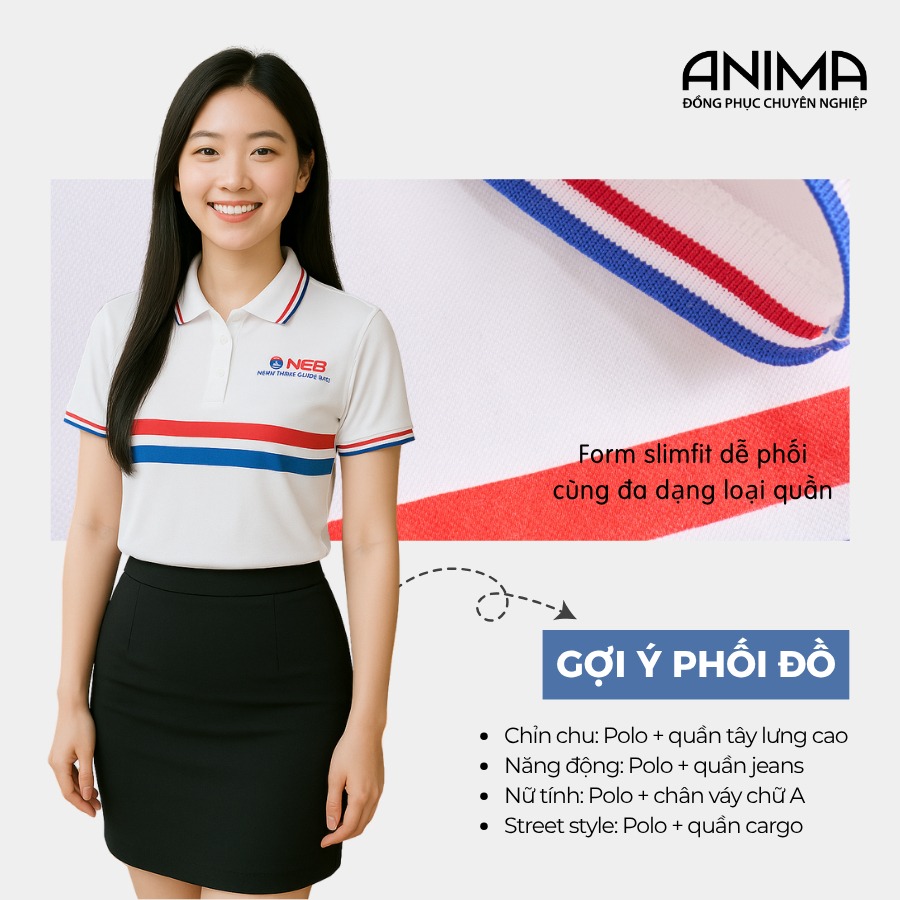 ÁO ĐỒNG PHỤC NAM, NỮ NGÂN HÀNG QUỐC DÂN NCB 