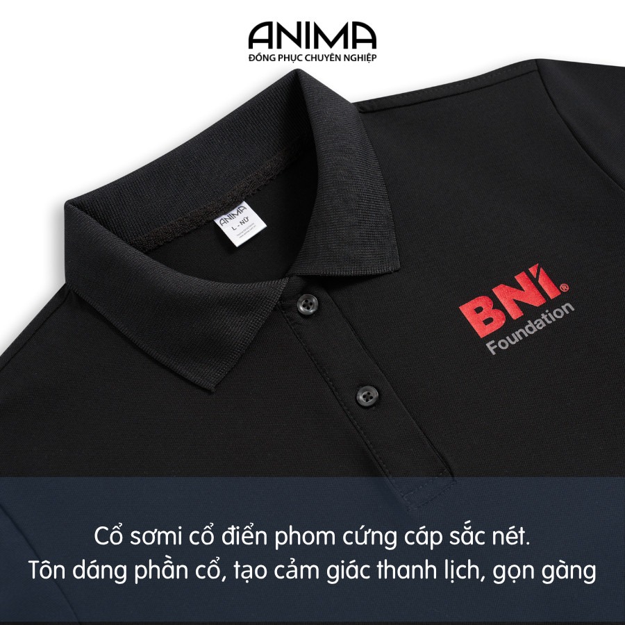 ÁO POLO ĐEN BNI FOUDATION